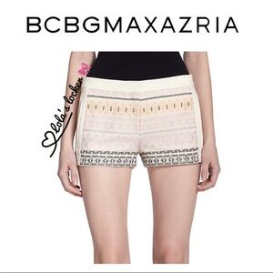 EUC BCBG Tweed Tribal Print Shorts - Size 6